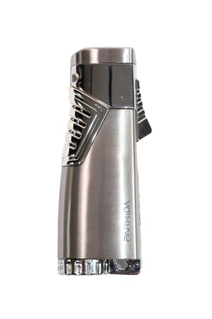 Parmida 3 Torch Pürmüz Gümüş Puro Çakmağı - TR8931