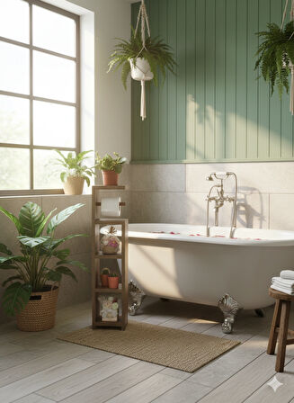 Raflı Peçetelik & Dekoratif Havluluk