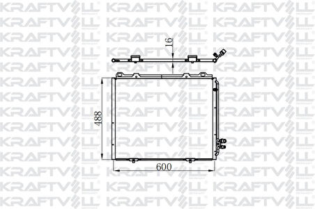 Mercedes Klima Radyatoru E-Class W210 96>02 S210 96>03 - Kraftvoll 08060069