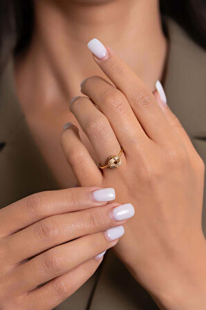 14 Ayar Altın İtalyan Düğüm Yüzük