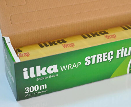 İlka Wrap Kutulu Streç Film 30x300m 8 Mikron