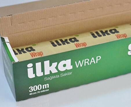 İlka Wrap Kutulu Streç Film 45x300m 8 Mikron