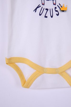 Babyhola %100 Pamuk Annesinin Kuzusu Çıtçıtlı Badi Pantolon Bere 3'lü Takım 593-4