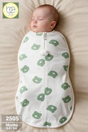 1.0 TOG 0-6 Ay Bebek Kundak Uyku Tulumu 2705
