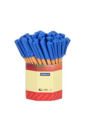 Offıcepen 1010 Tükenmez Kalem Mavi 60'li 1 mm