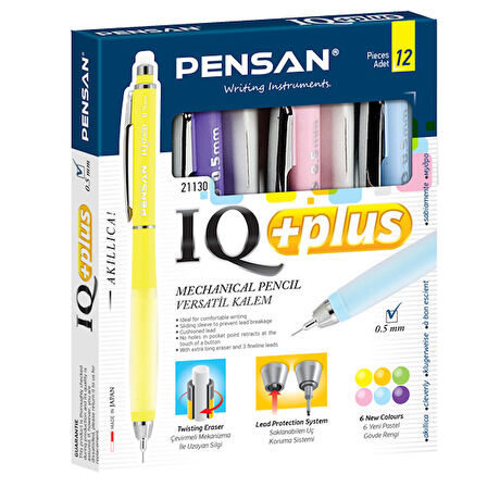 Pensan Versatil Kalem IQ 0.5 MM 21130-12-LI-PKT