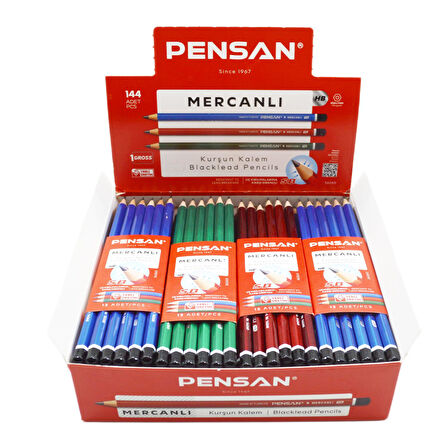 Pensan HB Mercanlı Kurşun Kalem 144 Adet