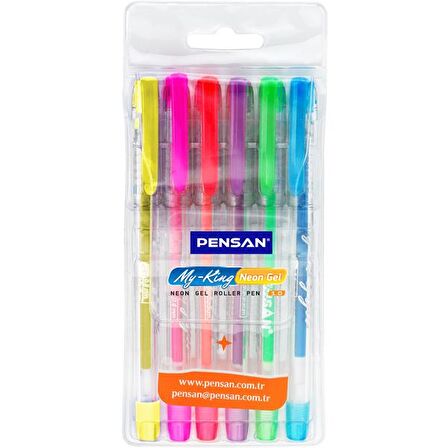 Pensan Neon Gel Set 6 Renk