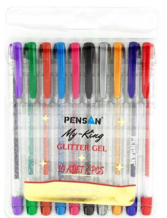 PENSAN JEL KALEM MY-KING 2227 SİMLİ 10 LU SET (1 Adet)