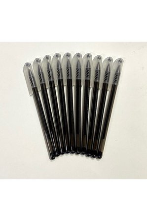 Büro Tükenmez Kalem Siyah Renk 10 Lu Paket
