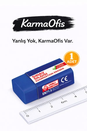 Pastel Mor Silgi – Toz Bırakmaz, Phthalate Free – 1 Adet
