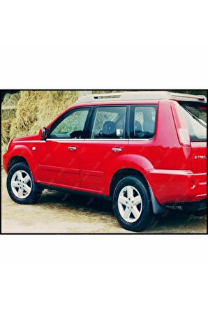 Nissan X-trail Krom Cam Çıtası 6 Prç. 2000-2007 P.çelik