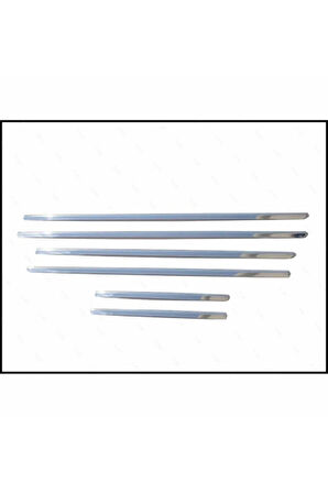 Nissan X-trail Krom Cam Çıtası 6 Prç. 2000-2007 P.çelik