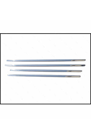 Nissan Qashqai Krom Cam Çıtası 4 Prç. 2007-2010 P. Çelik uyumlu