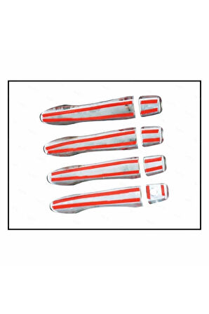 Nissan Qashqai Krom Kapı Kolu 4 Kapı 2013 Üzeri P. Çelik