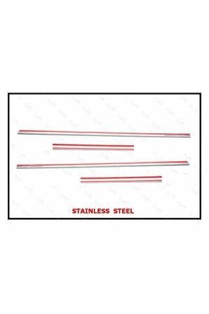 Nissan Navara Krom Cam Çıtası 4 Prç. 2006-2015 Arası P. Çelik