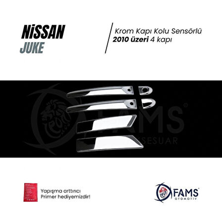 Nissan Juke Krom Kapı Kolu 4 Kapı 2010 Üzeri (SENSÖRLÜ)
