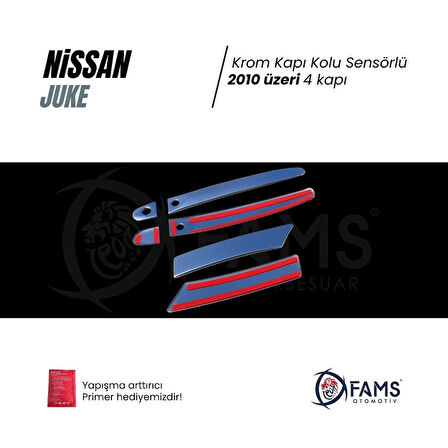 Nissan Juke Krom Kapı Kolu 4 Kapı 2010 Üzeri (SENSÖRLÜ)