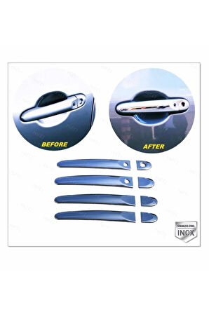 Nissan Note Krom Kapı Kolu 4 Kapı 2013 Üzeri (SENSÖRLÜ) P.çelik uyumlu