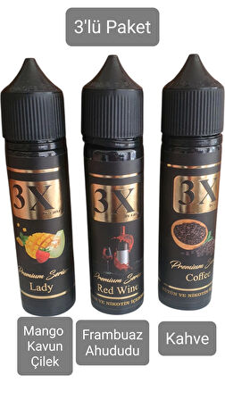 3 'lü Paket - Siyah