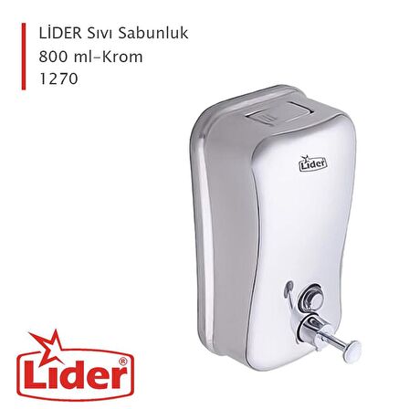 LİDER KROM 800 ML SIVI SABUNLUK (1270)