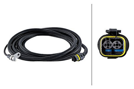 Man Truck Abs Sensoru Arka Sag Duz Tip Uzun Man Tgx Tgs D2066 D2676 07> 3555 MM - 2 Pin - Hella 6pu230048-641