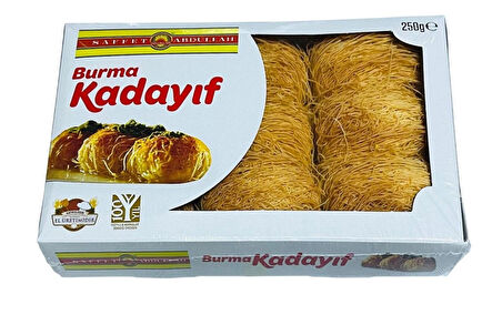 Saffet Abdullah Burma Kadayıf 250 gr x 2 Paket