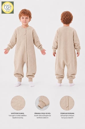 BEGI Kapitone 1.5 TOG Unisex Bebek Uyku Tulumu 2704
