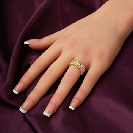 Minimal Baget 14 Ayar Altın Yüzük