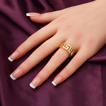 Versage Taşsız Yüzük 14 Ayar Altın