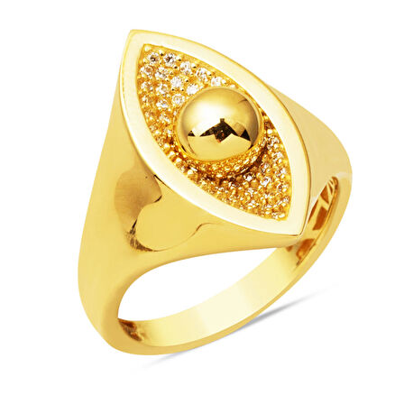 Meridyen Kadın Altın Yüzük 14 Ayar