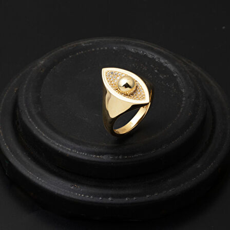 Meridyen Kadın Altın Yüzük 14 Ayar