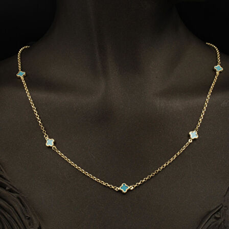 Van Cleef 14 Ayar İkili Altın Set Takımı