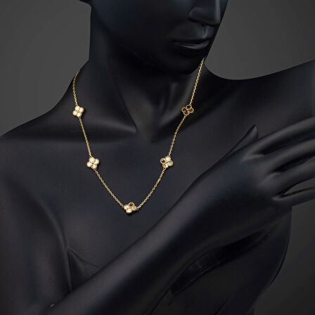 Yoncalı Spor Taşsız 14 Ayar Altın Kolye