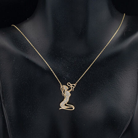 14 Ayar Altın Anne Bebek Kolyesi