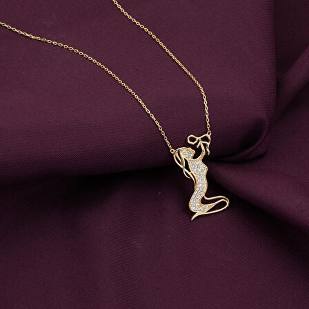 14 Ayar Altın Anne Bebek Kolyesi