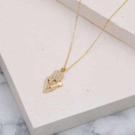 Altın Anne Bebek Tasarım Kolye