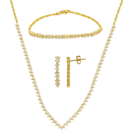 Belle Suyolu Altın Takı Seti