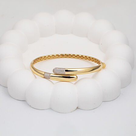 Filata 14 Ayar Kelepçe Sarı Altın Bilezik