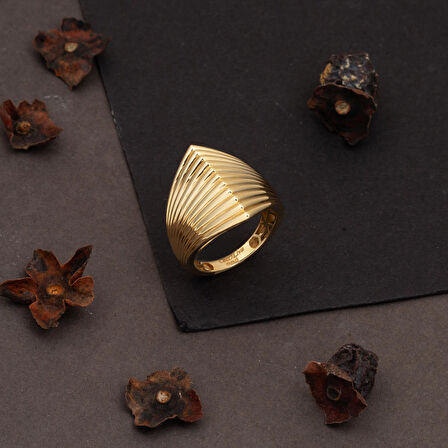 14 Ayar Altın Taşsız Kadın Yüzük