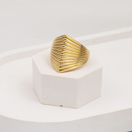 14 Ayar Altın Taşsız Kadın Yüzük