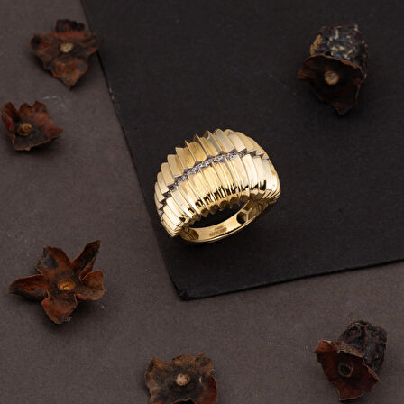 Alora 14 Ayar Altın İtalyan Yüzük