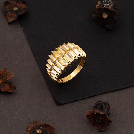 Amora 14 Ayar Altın İtalyan Yüzük