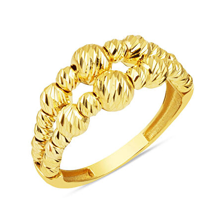 Dorika Altın Yüzük 14 Ayar