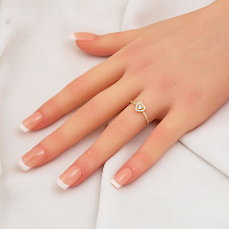 Kalpli Minimal 14 Ayar Altın Yüzük