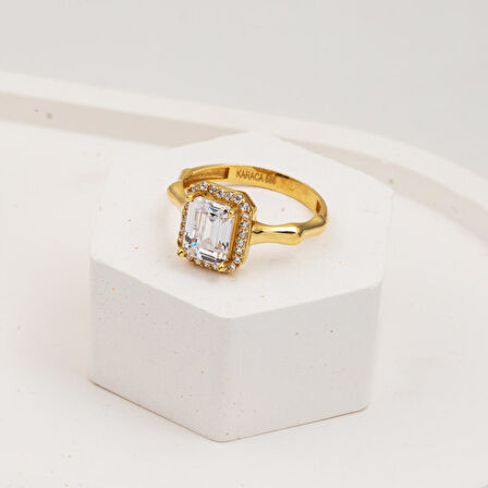 Baget Tektaş 14 Ayar Altın Yüzük