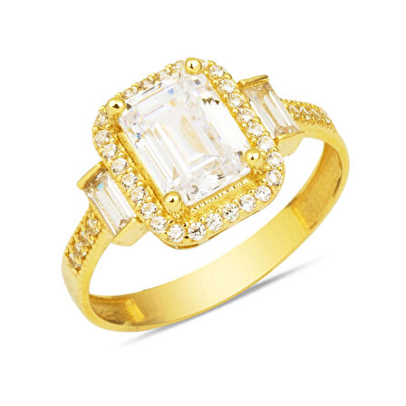 Baget 14 Ayar Altın Yüzük