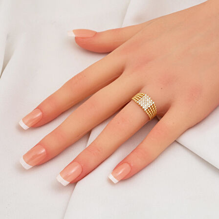 Elvira 14 Ayar Altın Yüzük