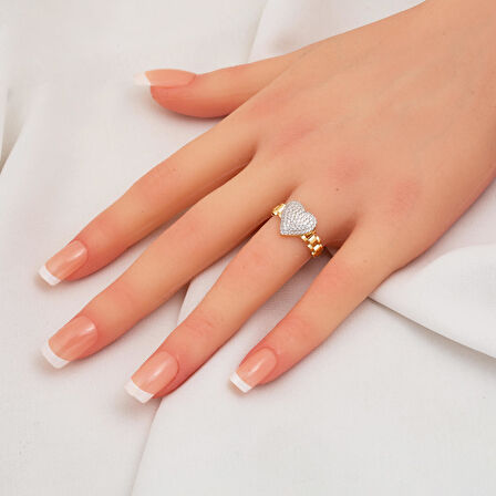 Kalpli Rolex 14 Ayar Altın Yüzük