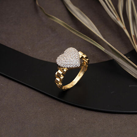 Kalpli Rolex 14 Ayar Altın Yüzük